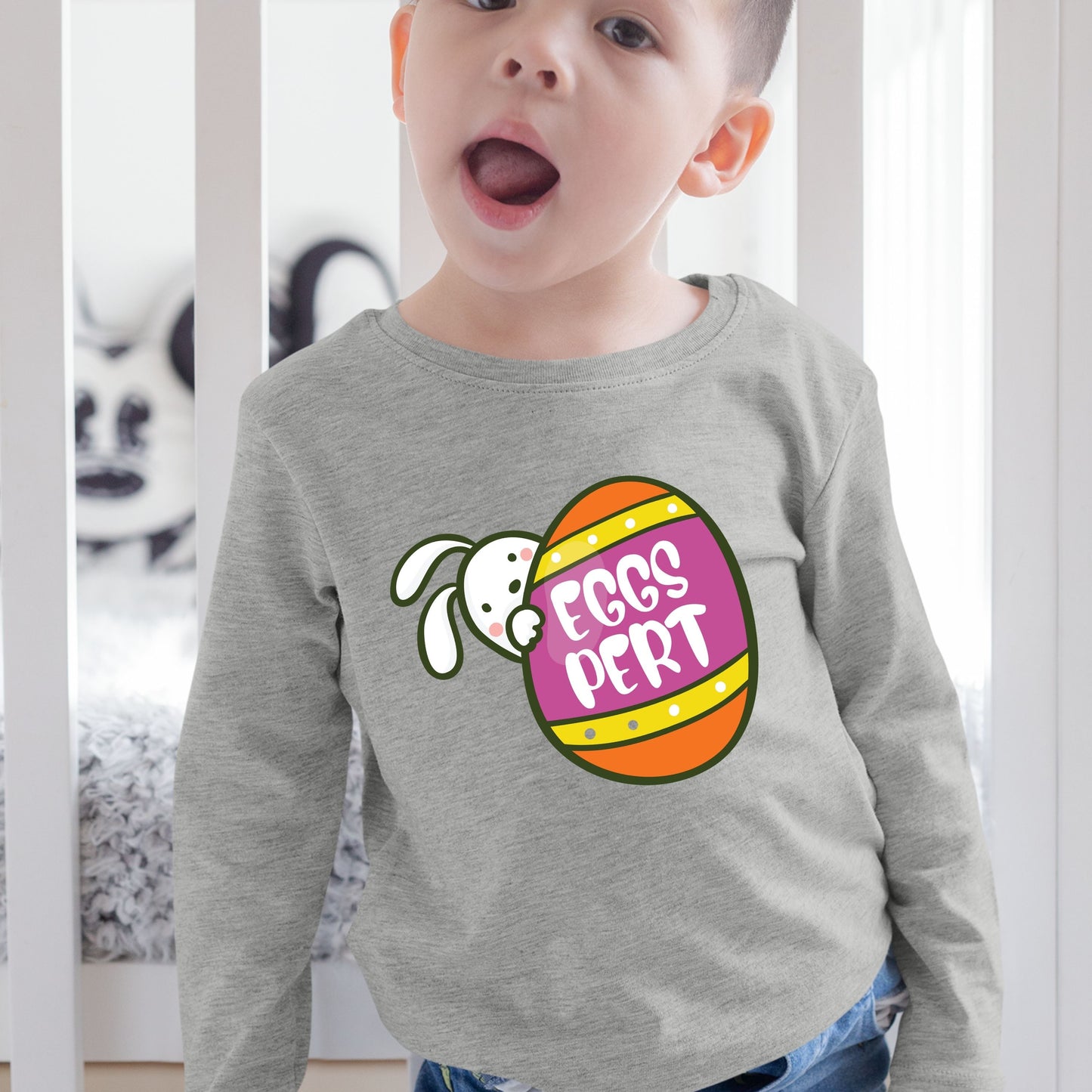 Eggspert - Toddler Long Sleeve Tee