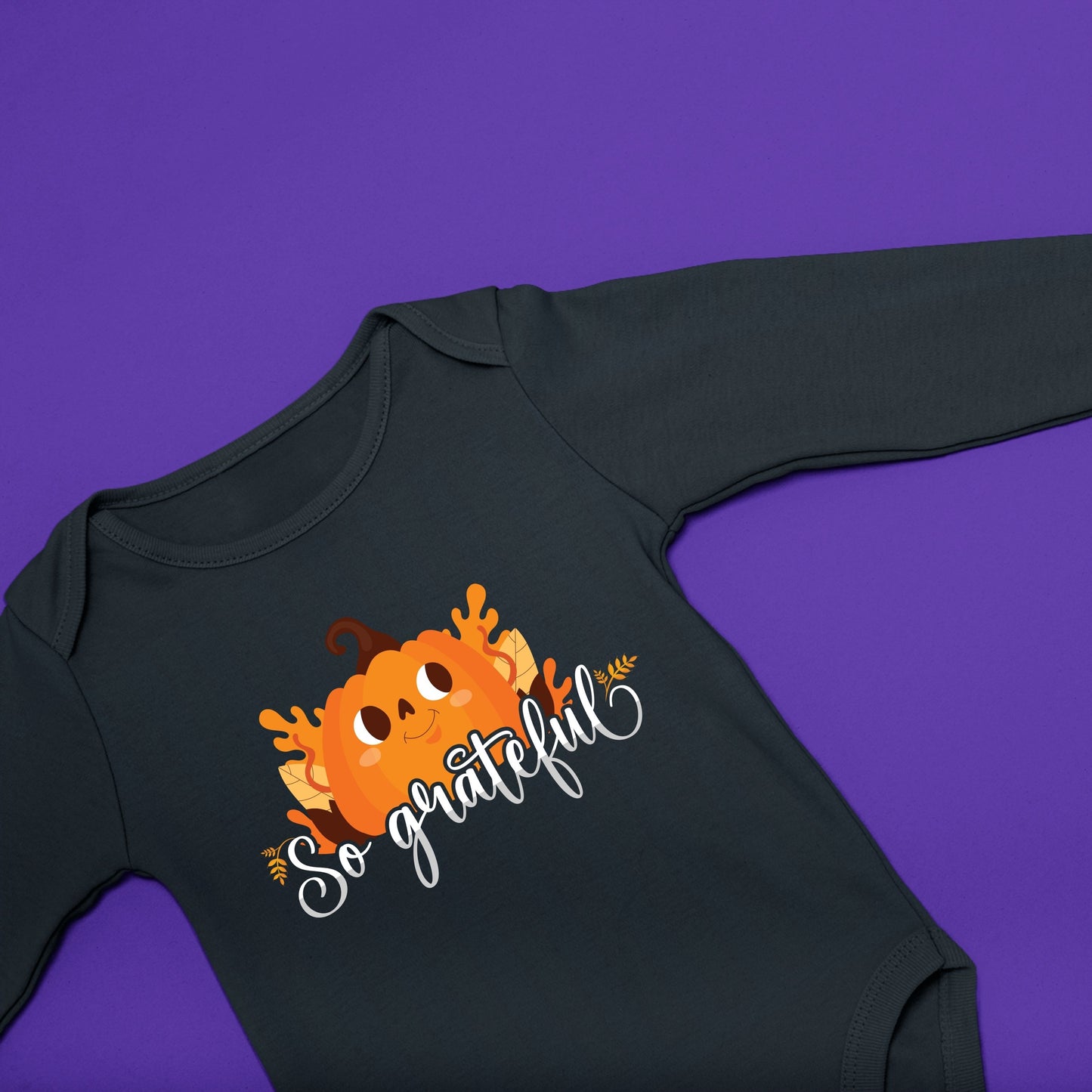 So Grateful, Thanksgiving Bodysuit, Thanksgiving Onesies for kids, Thanksgiving Gift Ideas, Cute Thanksgiving