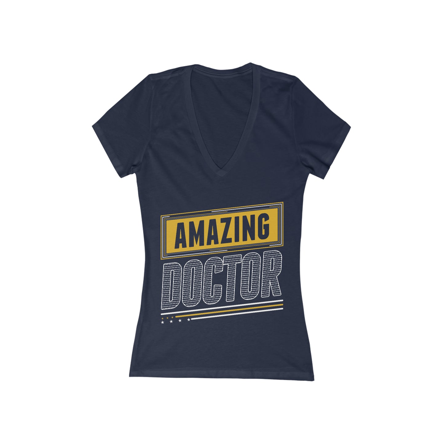 Amazing Doctor Women's Short Sleeve V-Neck Tee, Doctor shirts, Doctor gift ideas, gift for doctors, women shirt with doctor design