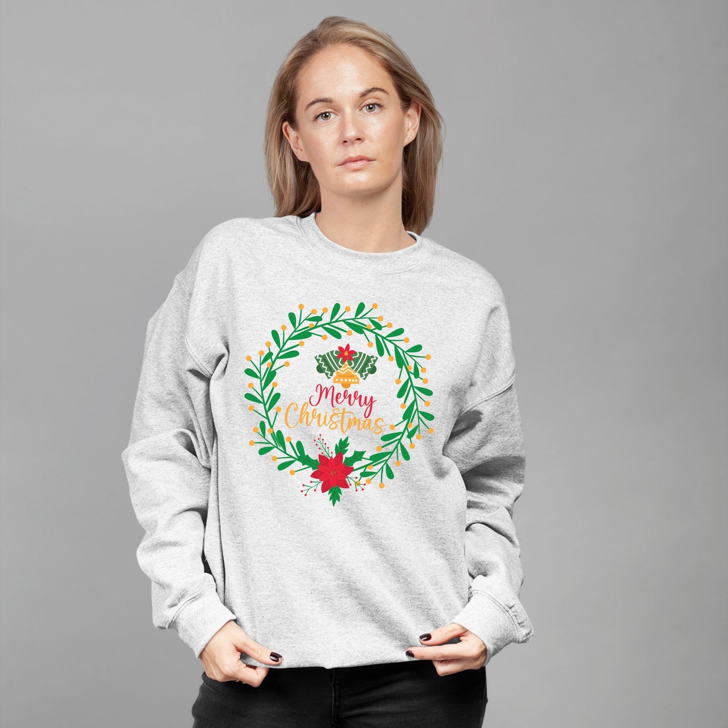 Merry Christmas, Christmas Long Sleeves, Christmas Crewneck For Youth, Christmas Sweatshirt, Christmas Present, Christmas Sweater