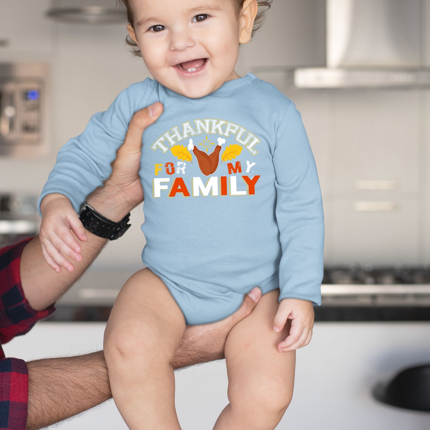 Thanksful For My Family, Thanksgiving Bodysuit, Thanksgiving Onesies for kids, Thanksgiving Gift Ideas, Cute Thanksgiving