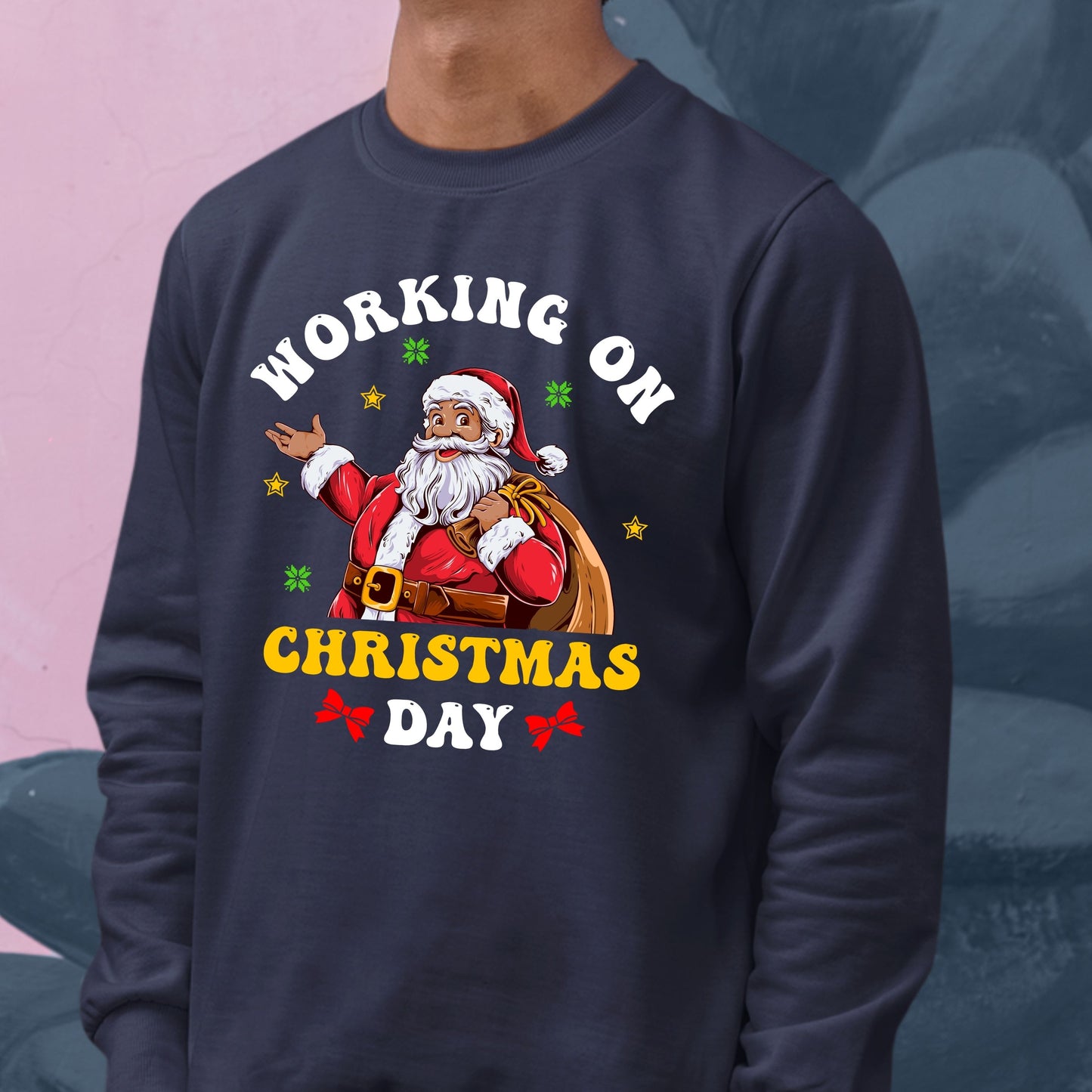 Working on Chirstmas, Youth Long Sleeve, Christmas Clothing, Christmas Sweatshirts, Christmas Shirts, Christmas Decor, Christmas