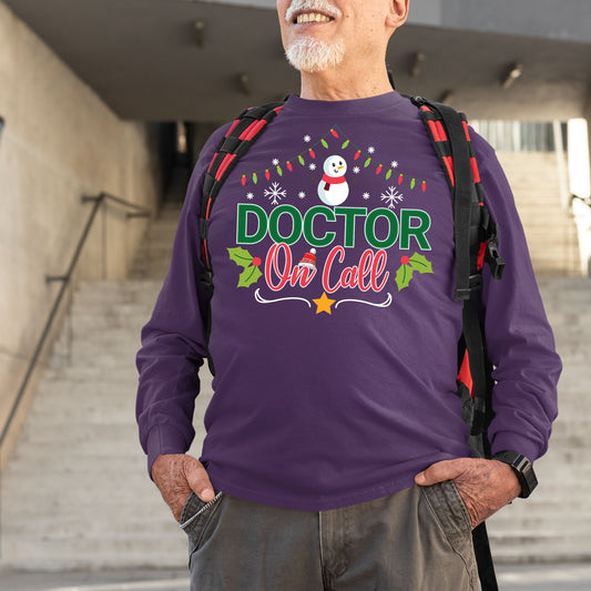 Doctor on Call, Nursing School TShirt, Doctor Gift for Him, Christmas Shirt,  Sweatshirt, Doctor Shirt, Christmas