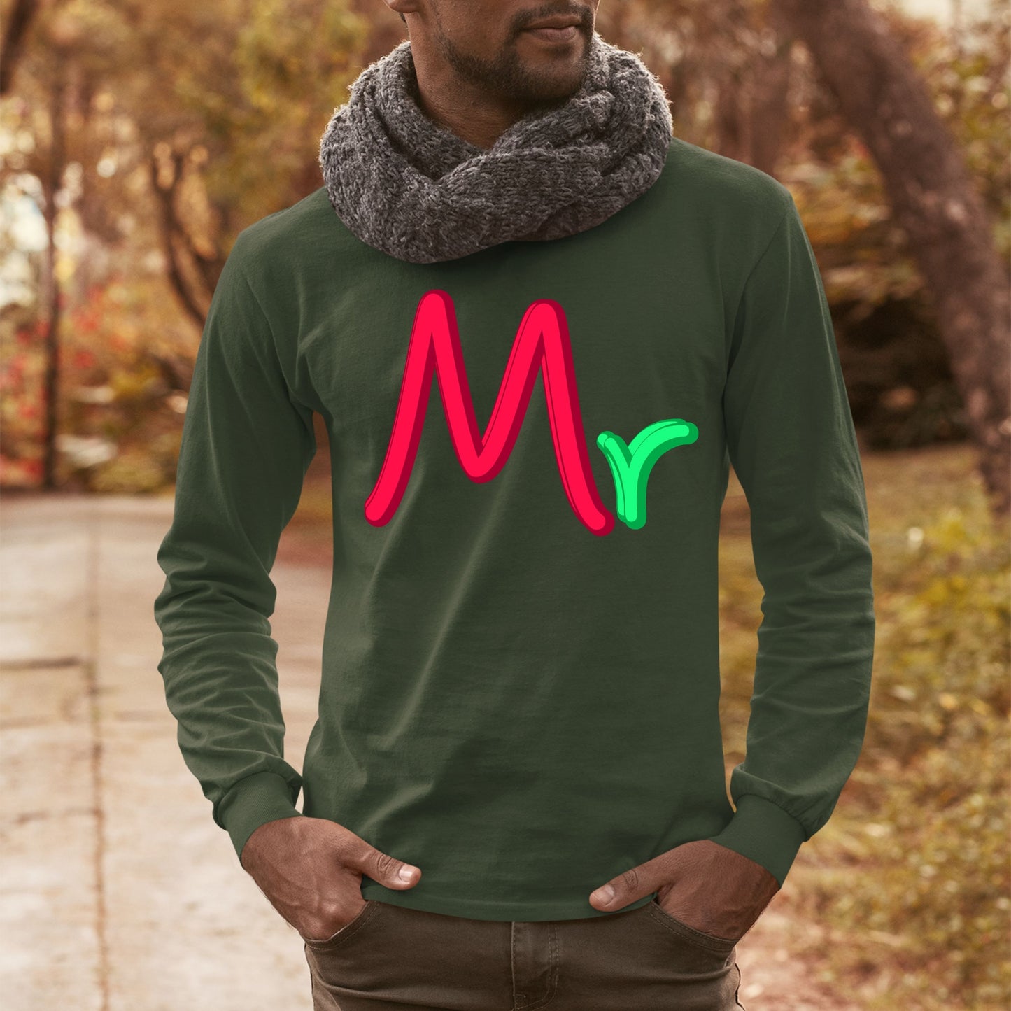 Mr, Christmas Crewneck For Men, Christmas Long Sleeves, Christmas Sweatshirt, Christmas Sweater, Christmas Present