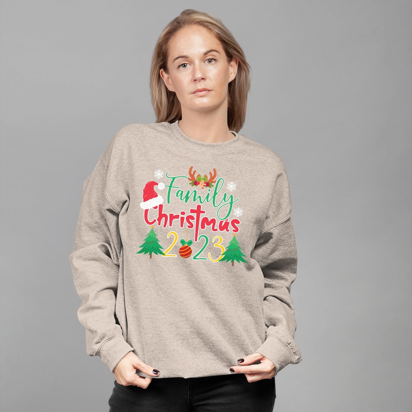 Family Christmas 2023, Christmas Long Sleeves, Christmas Crewneck For Youth, Christmas Sweatshirt, Christmas Sweater, Christmas Present