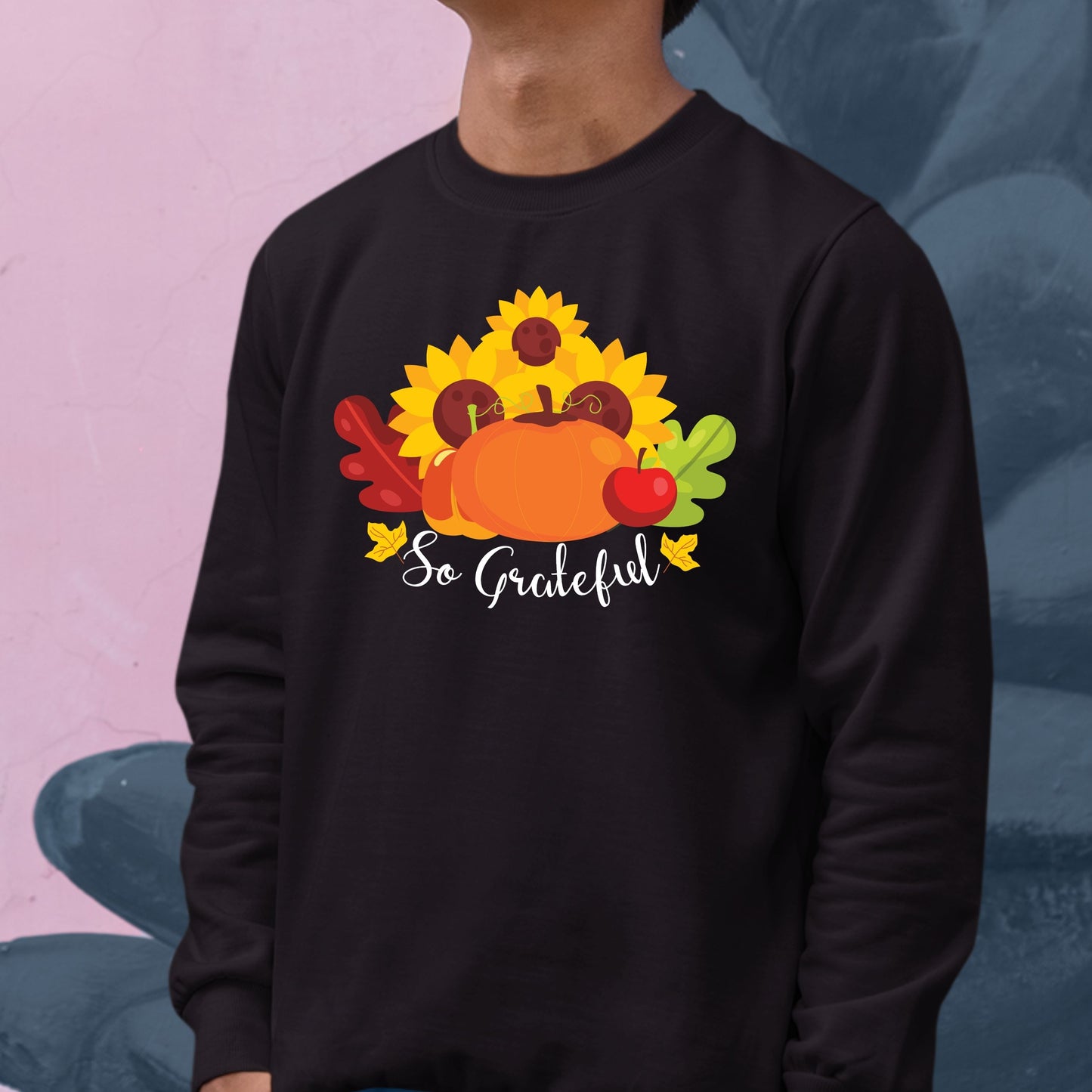 So Grateful, Thanksgiving Sweatshirt, Thanksgiving Sweater for kids, Thanksgiving Gift Ideas, Cute Thanksgiving