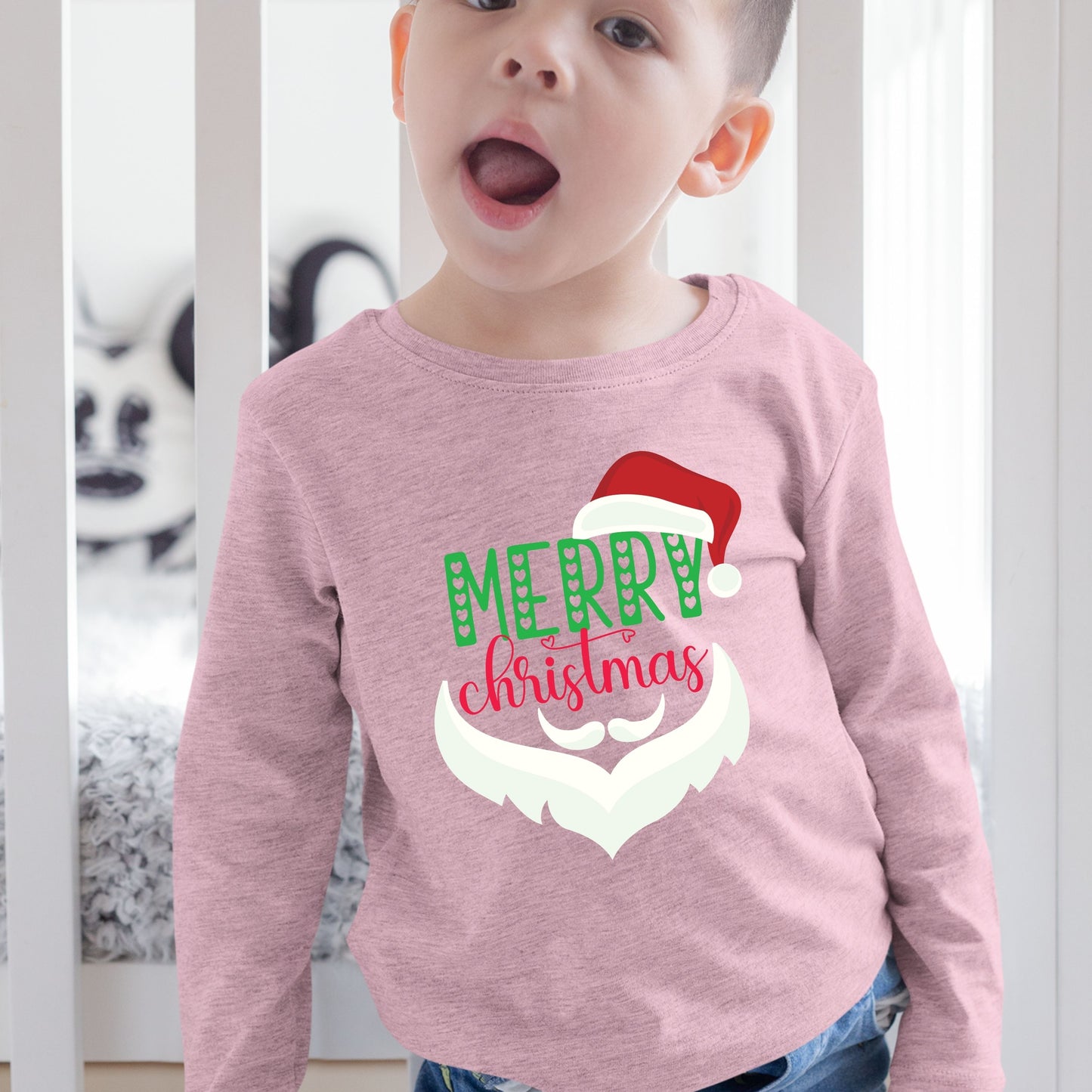 Merry Christmas, Christmas Crewneck For Toddler, Christmas Sweatshirt, Christmas Long Sleeves, Christmas Present, Christmas Sweater