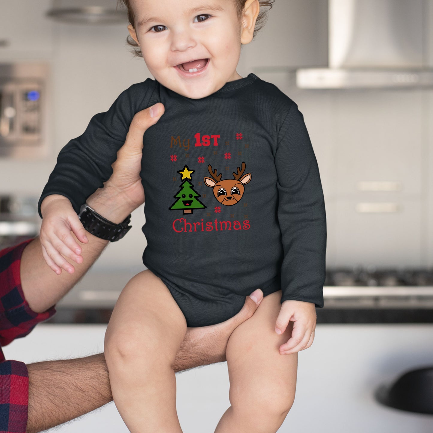 First Christmas, Onesie Long Sleeves, Christmas Decor, Christmas Clothing, Christmas Sweatshirts, Christmas Shirts, Christmas