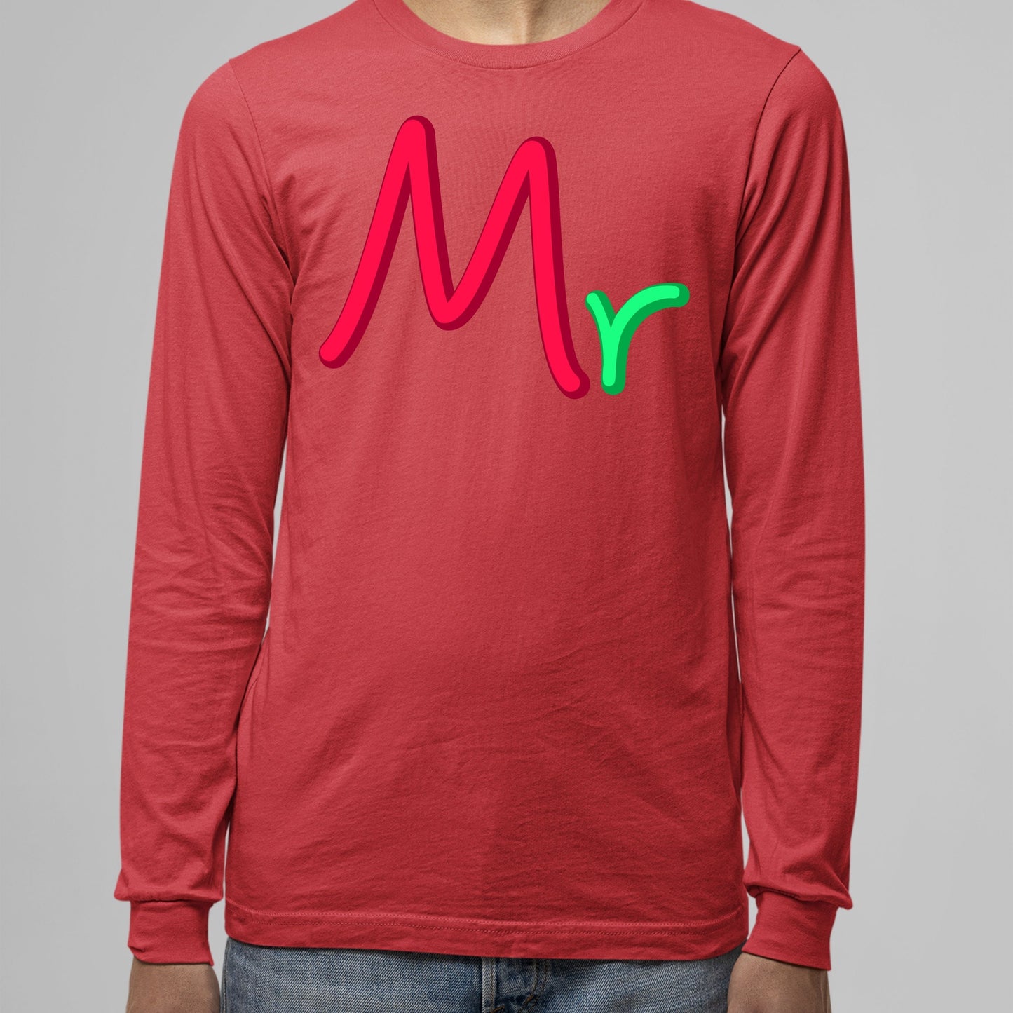 Mr, Christmas Crewneck For Men, Christmas Long Sleeves, Christmas Sweatshirt, Christmas Sweater, Christmas Present