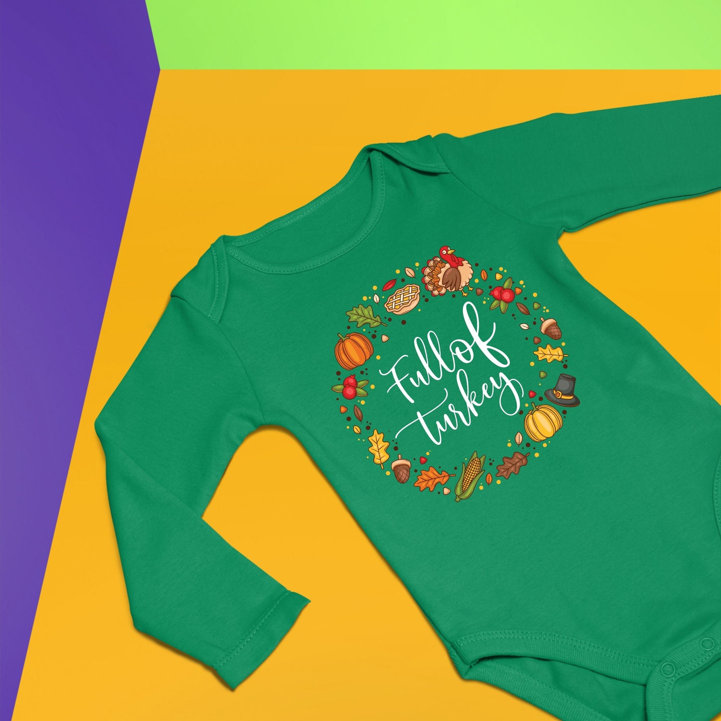 Full Of Turkey, Thanksgiving Bodysuit, Thanksgiving Onesies for kids, Thanksgiving Gift Ideas, Cute Thanksgiving