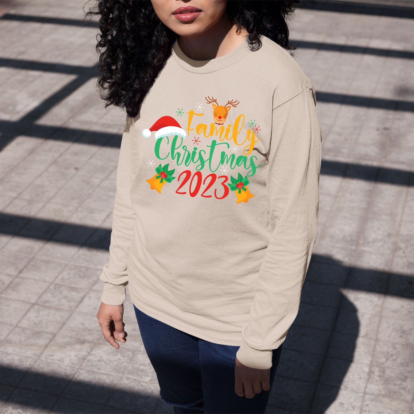 Family Christmas 2023, Christmas Long Sleeves, Christmas Crewneck For Women, Christmas Sweatshirt, Christmas Sweater, Christmas Present