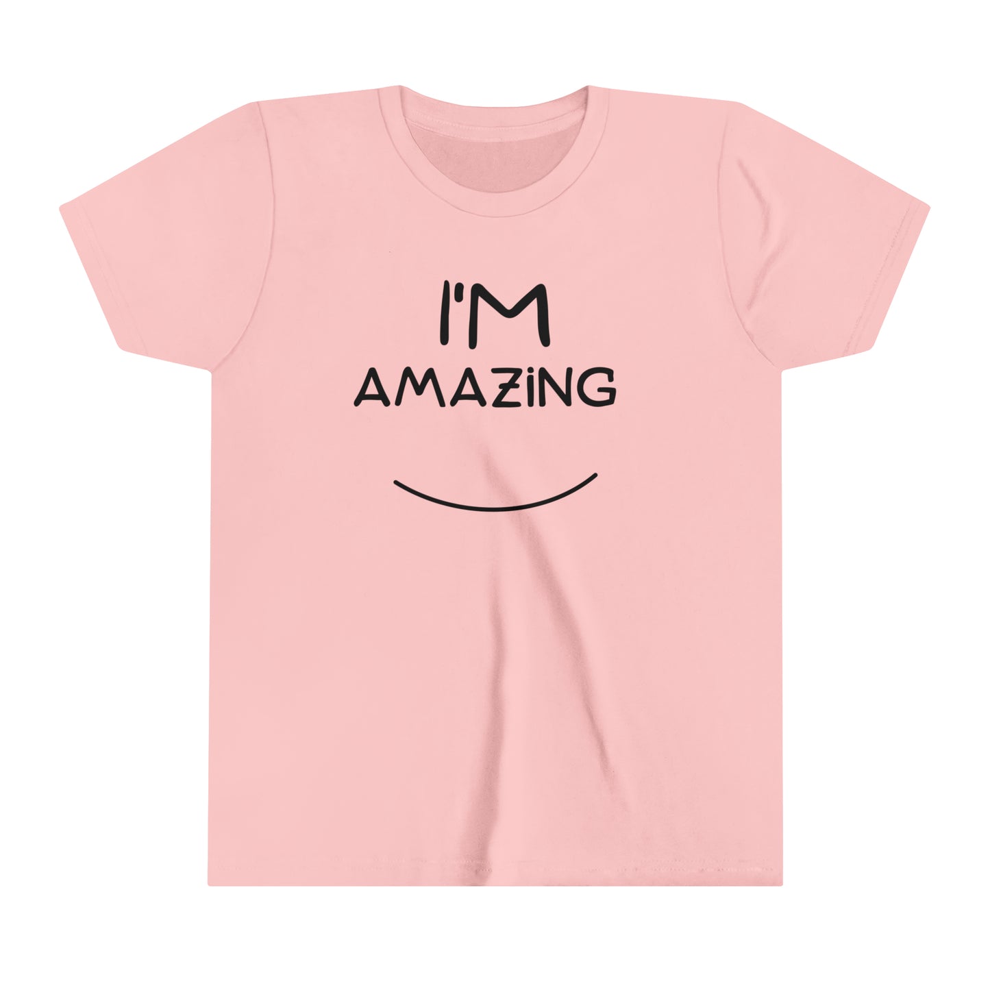 I'm Amazing With Smile, girls shirt, gift for girls, gift for daughters, girls tee