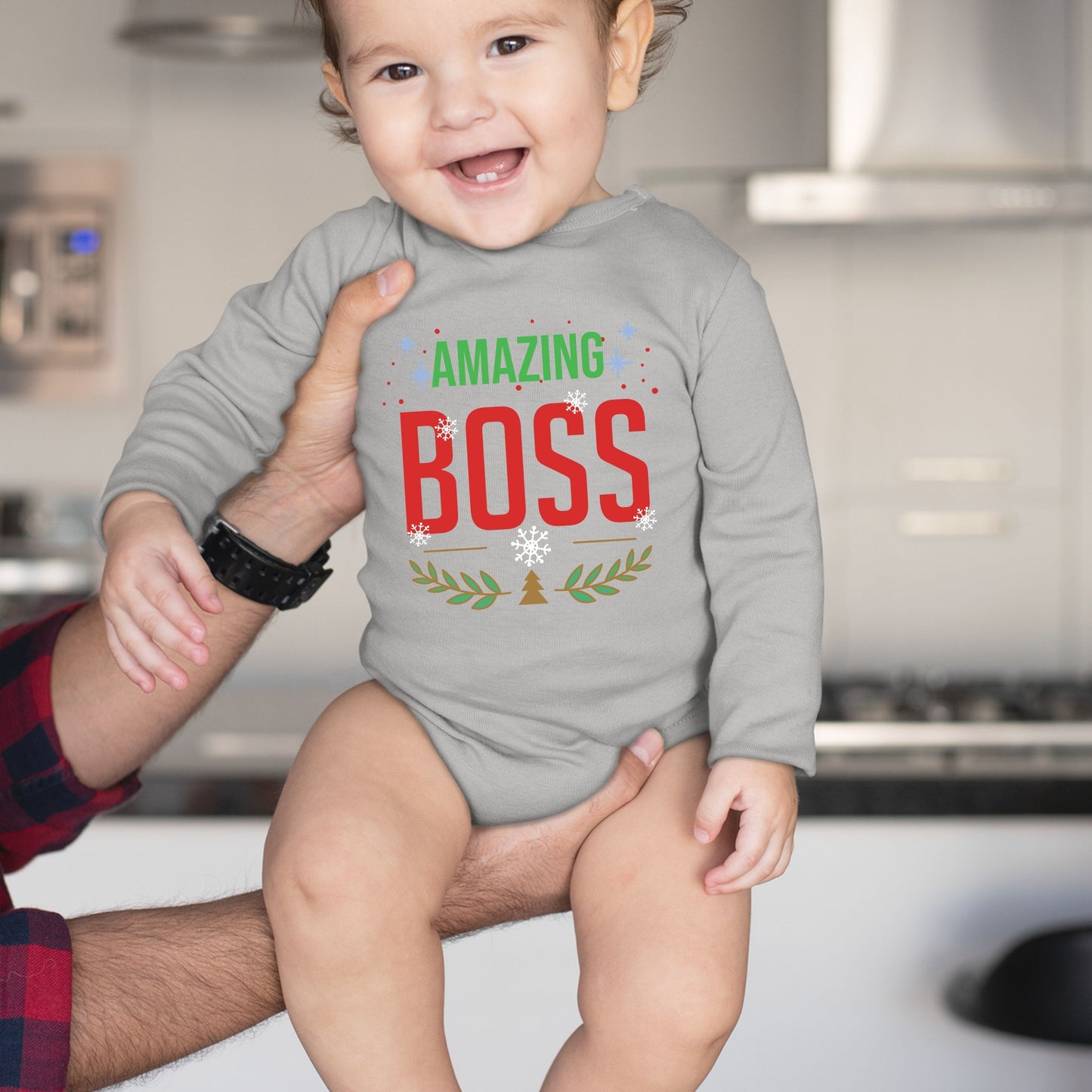 Amazing Boss, Onesie Long Sleeves, Christmas Shirts, Christmas Sweatshirts, Christmas, Christmas Clothing, Christmas Decor