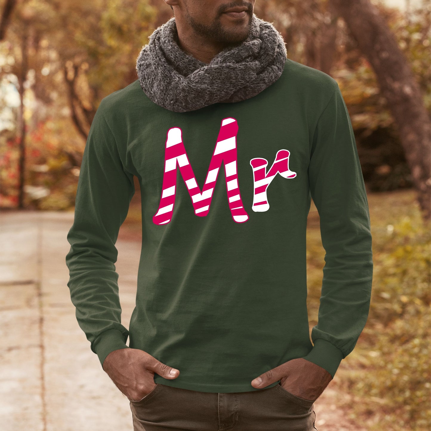 Mr, Christmas Sweatshirt, Christmas Crewneck For Men, Christmas Long Sleeves, Christmas Present, Christmas Sweater