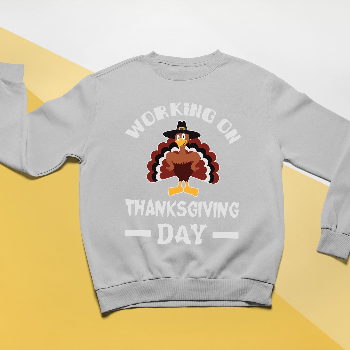 Thanksgiving Working on Thanksgiving Sweatshirt, Thanksgiving Sweatshirt, Thanksgiving Sweater for Kid, Thanksgiving Gift, Cute Thanksgiving