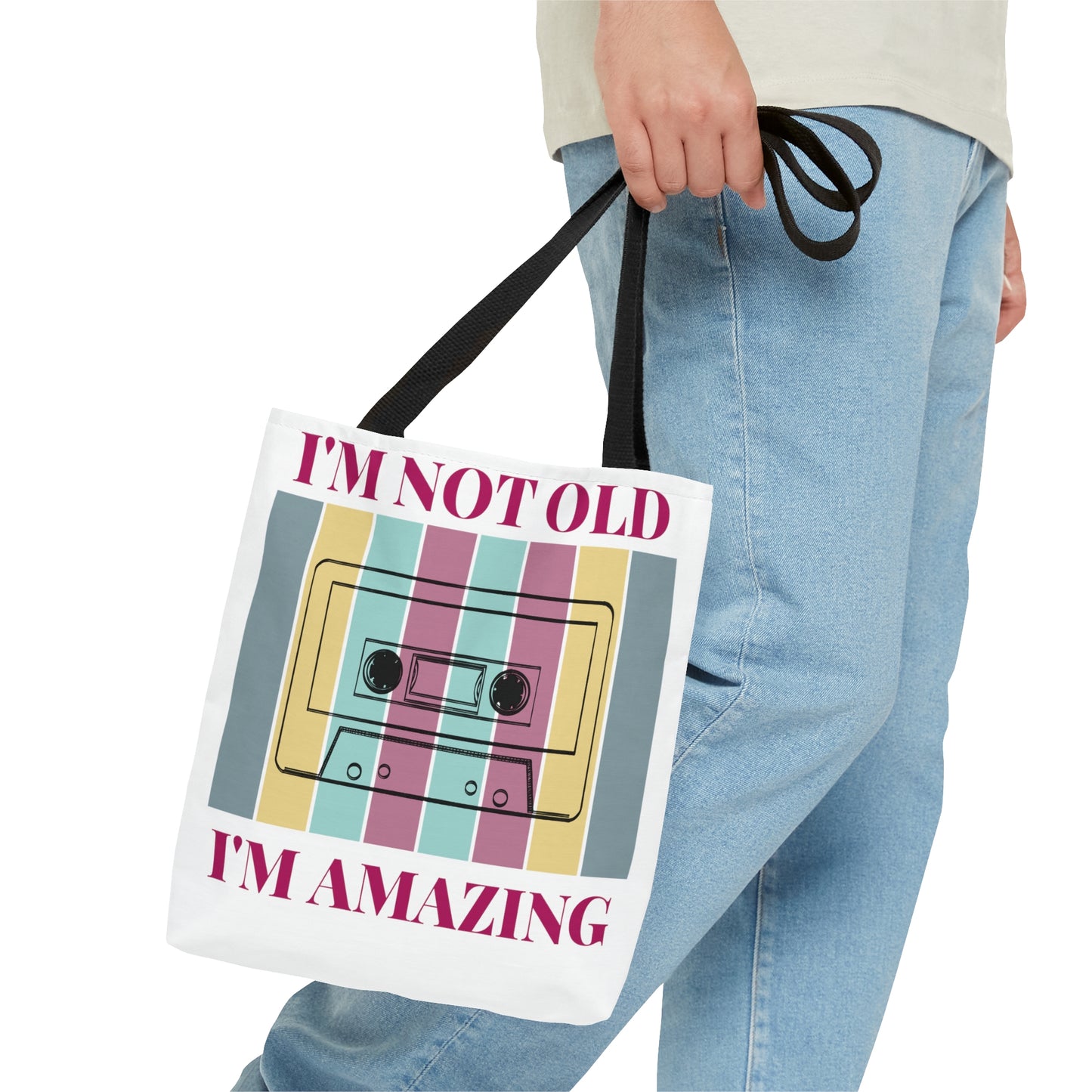 Cassette Tape I'm Not Old I'm Amazing Tote Bag