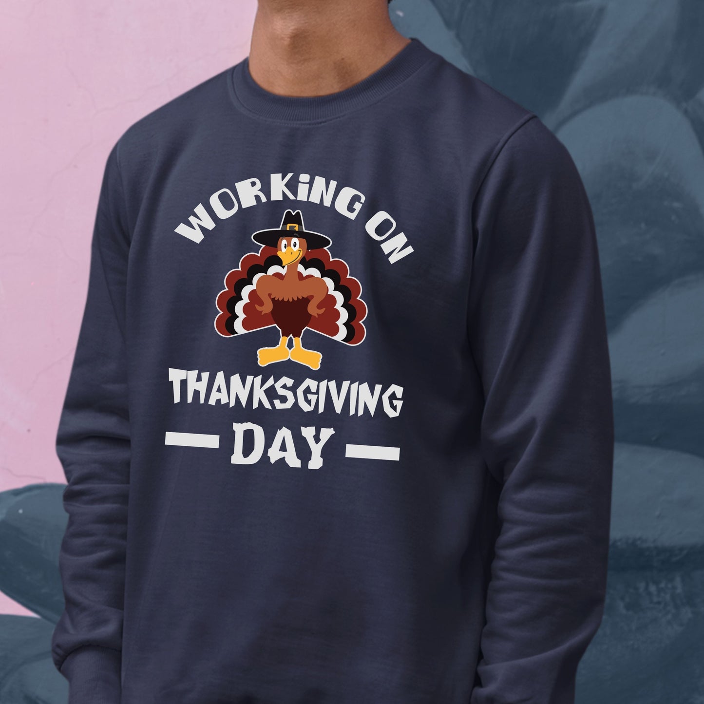 Thanksgiving Working on Thanksgiving Sweatshirt, Thanksgiving Sweatshirt, Thanksgiving Sweater for Kid, Thanksgiving Gift, Cute Thanksgiving