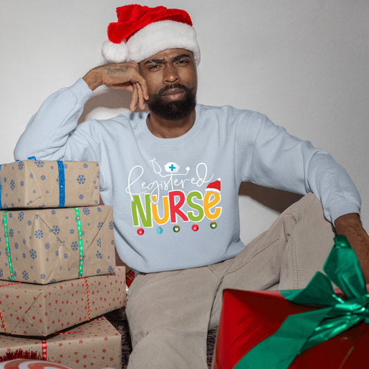 Registered Nurse, Christmas Shirt, Christmas Sweatshirt,  School TShirt, Doctor Shirt, Doctor Gift for Him,