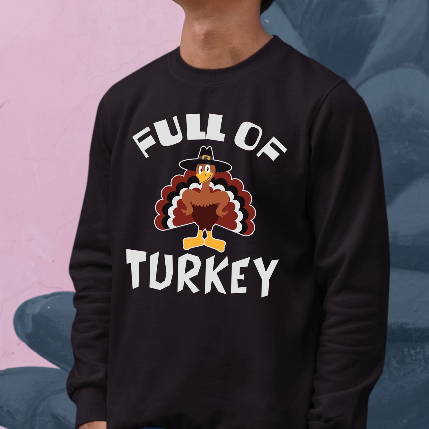 Thanksgiving Turkey Sweatshirt, Thanksgiving Sweatshirt, Thanksgiving Sweater for Kids, Thanksgiving Gift Idea, Cute Thanksgiving Sweatshirt