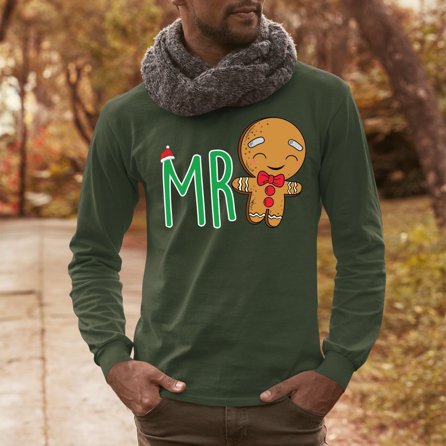 Mr, Christmas Long Sleeves, Christmas Sweater, Christmas Sweatshirt, Christmas Crewneck For Men, Christmas Present