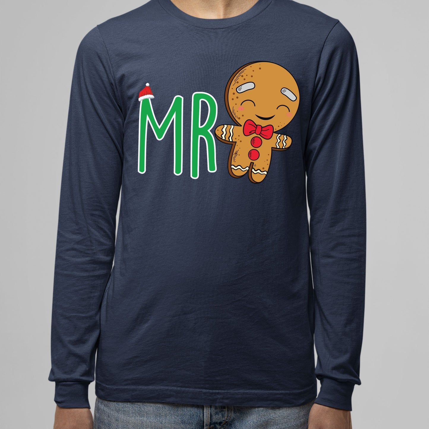 Mr, Christmas Long Sleeves, Christmas Sweater, Christmas Sweatshirt, Christmas Crewneck For Men, Christmas Present