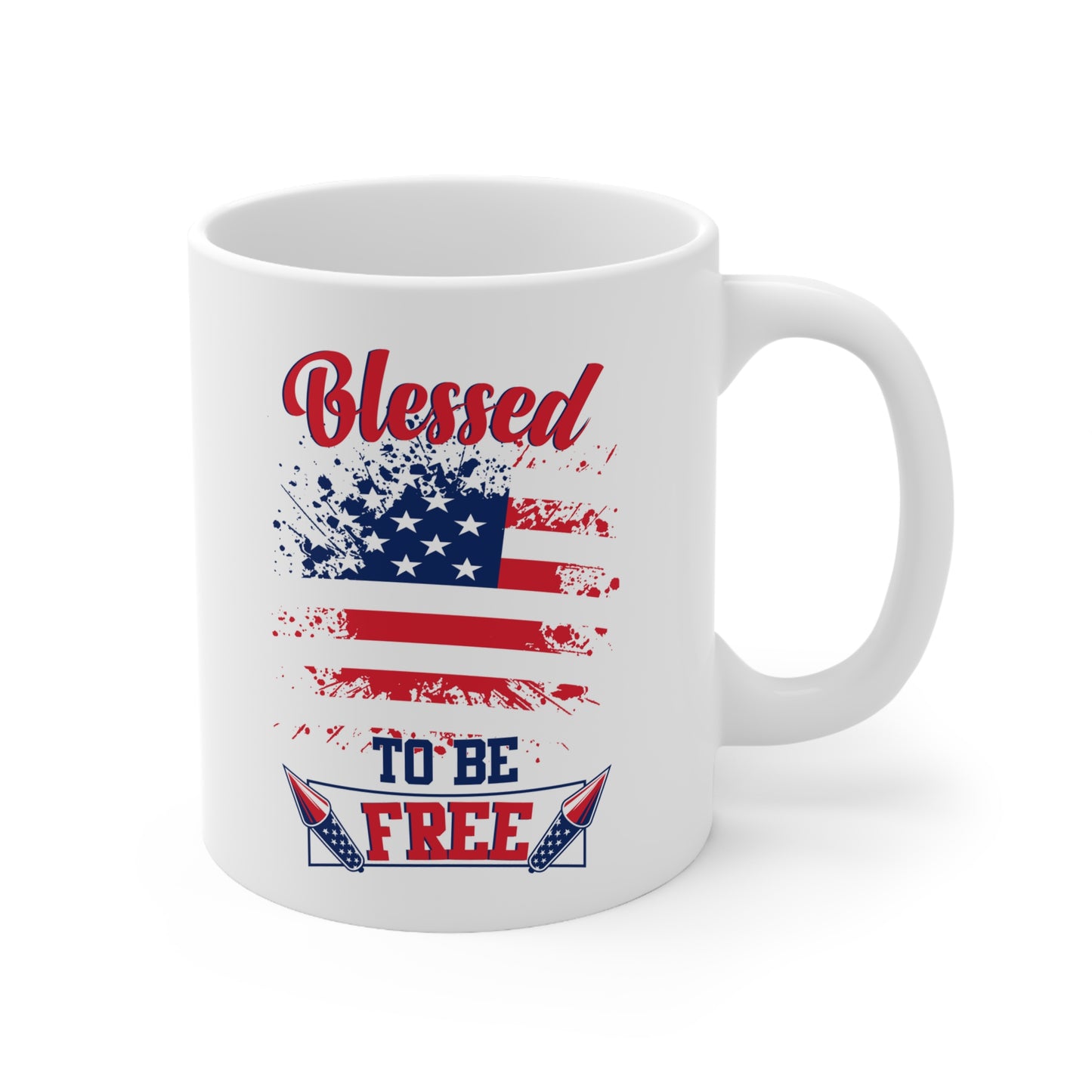 Blessed to be Free Ceramic Mug 11oz