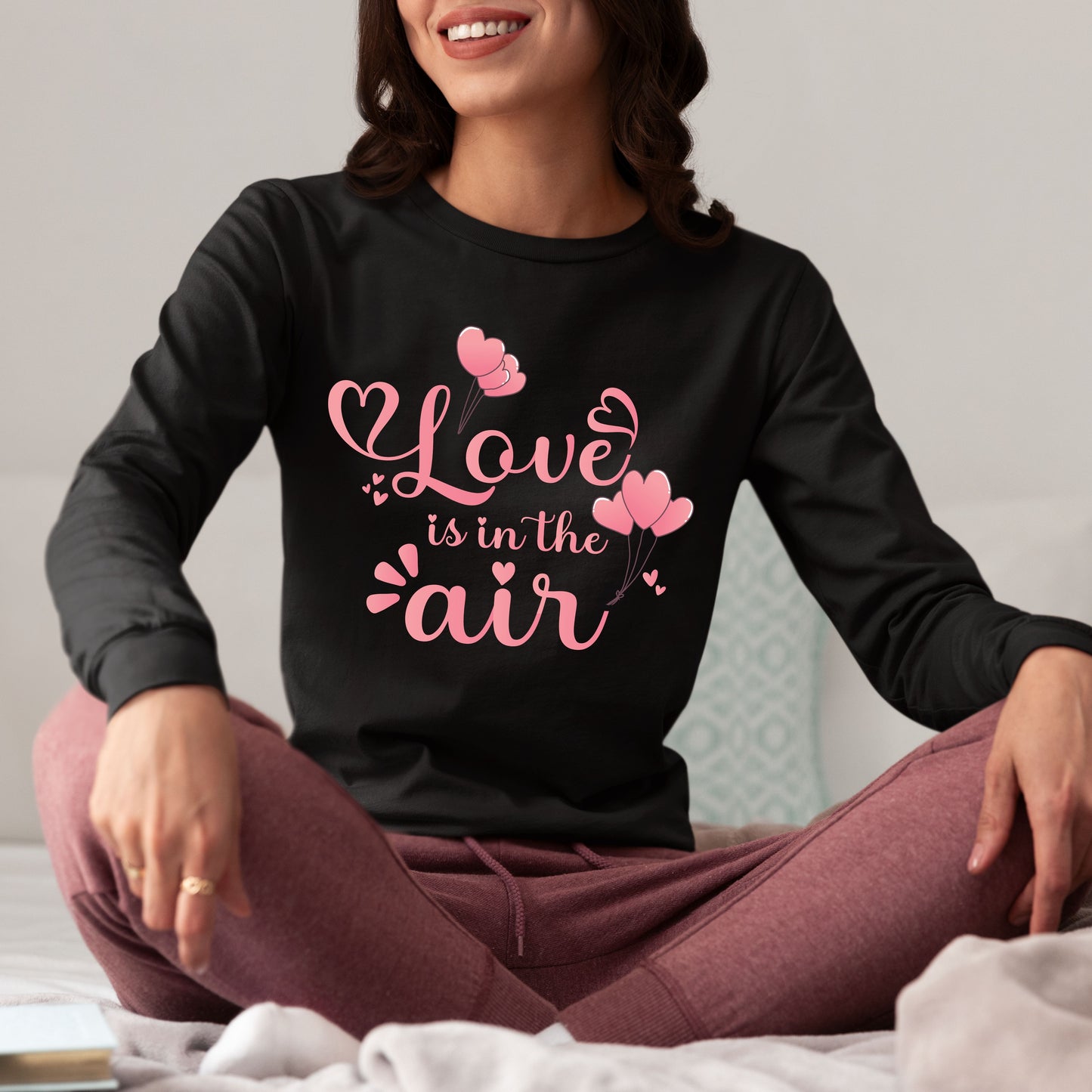 Love Is In The Air, Valentine Design, Valentines Day, Valentines Shirt, Trendy Valentines, Cute Valentine Shirt, Cute Valentine