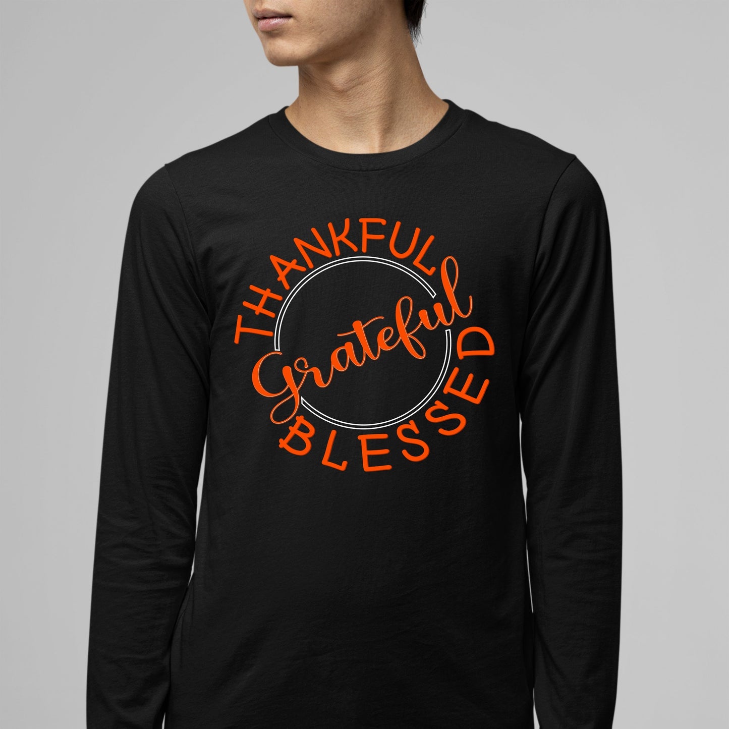 Thankful Grateful Blessed, Thanksgiving Sweatshirt, Thanksgiving Sweater for Men, Thanksgiving Gift Ideas, Cute Thanksgiving