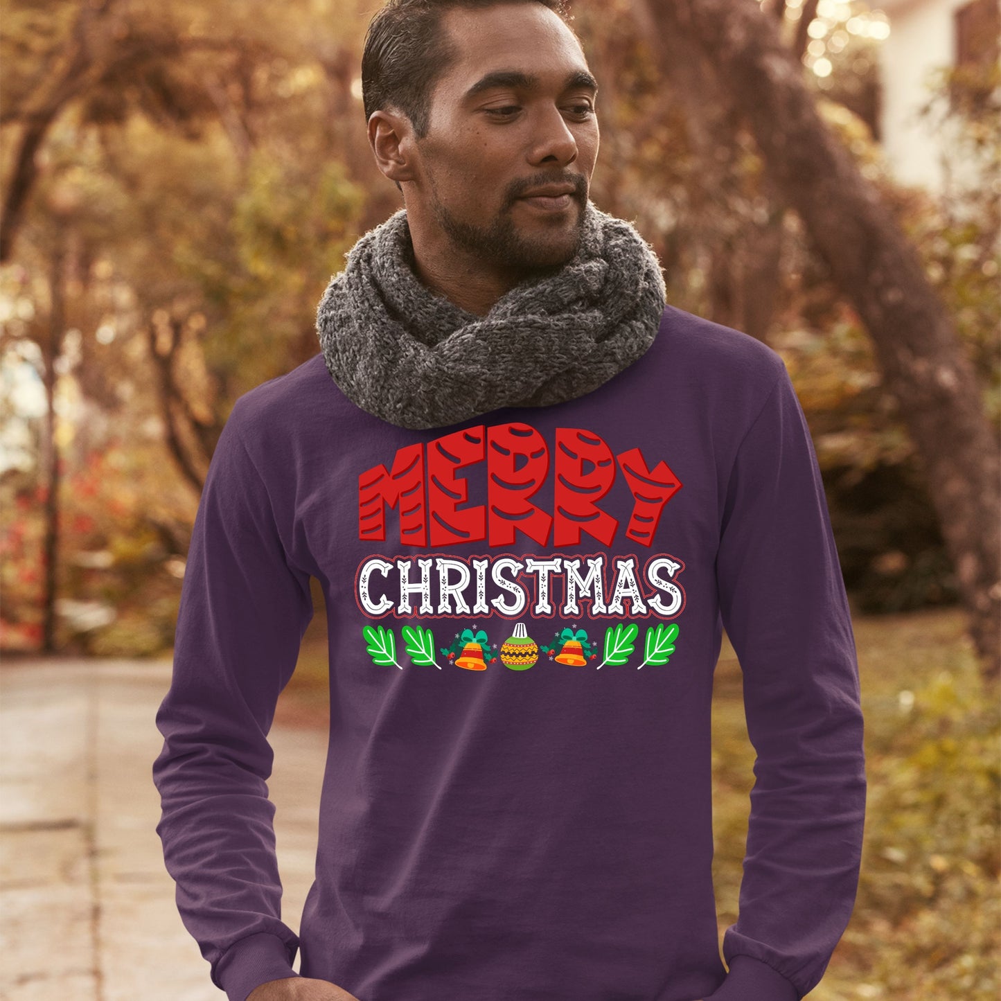 Merry Christmas, Christmas Long Sleeves, Christmas Crewneck For Men, Christmas Present, Christmas Sweatshirt, Christmas Sweater