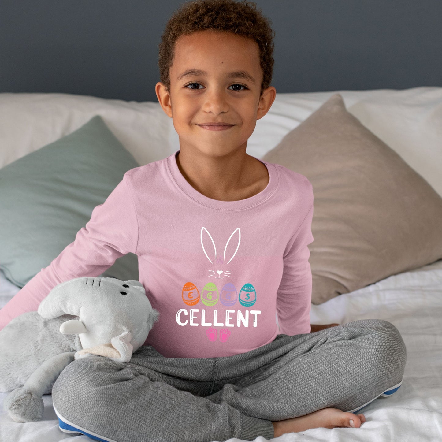 Eggscellent - Toddler Long Sleeve Tee