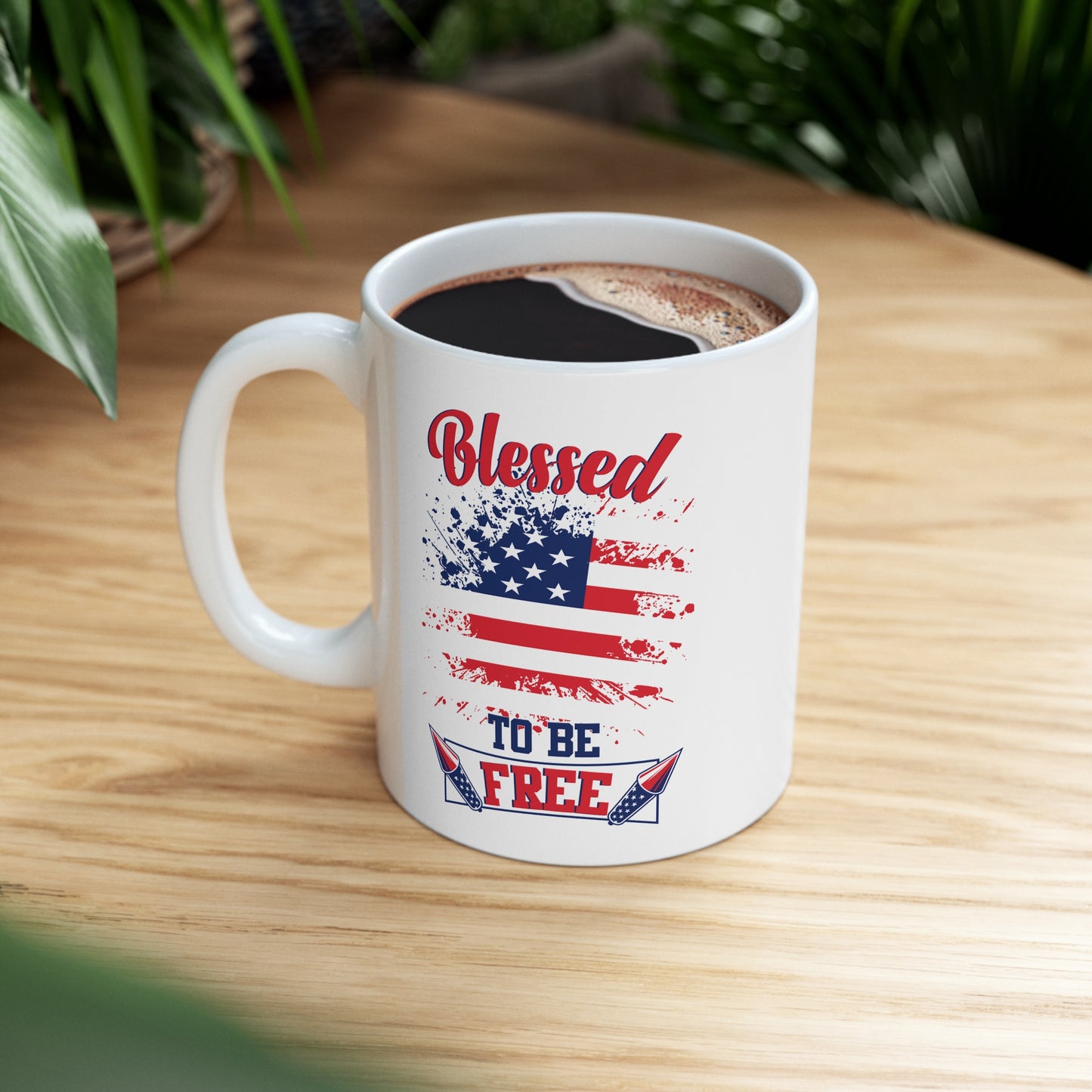 Blessed to be Free Ceramic Mug 11oz