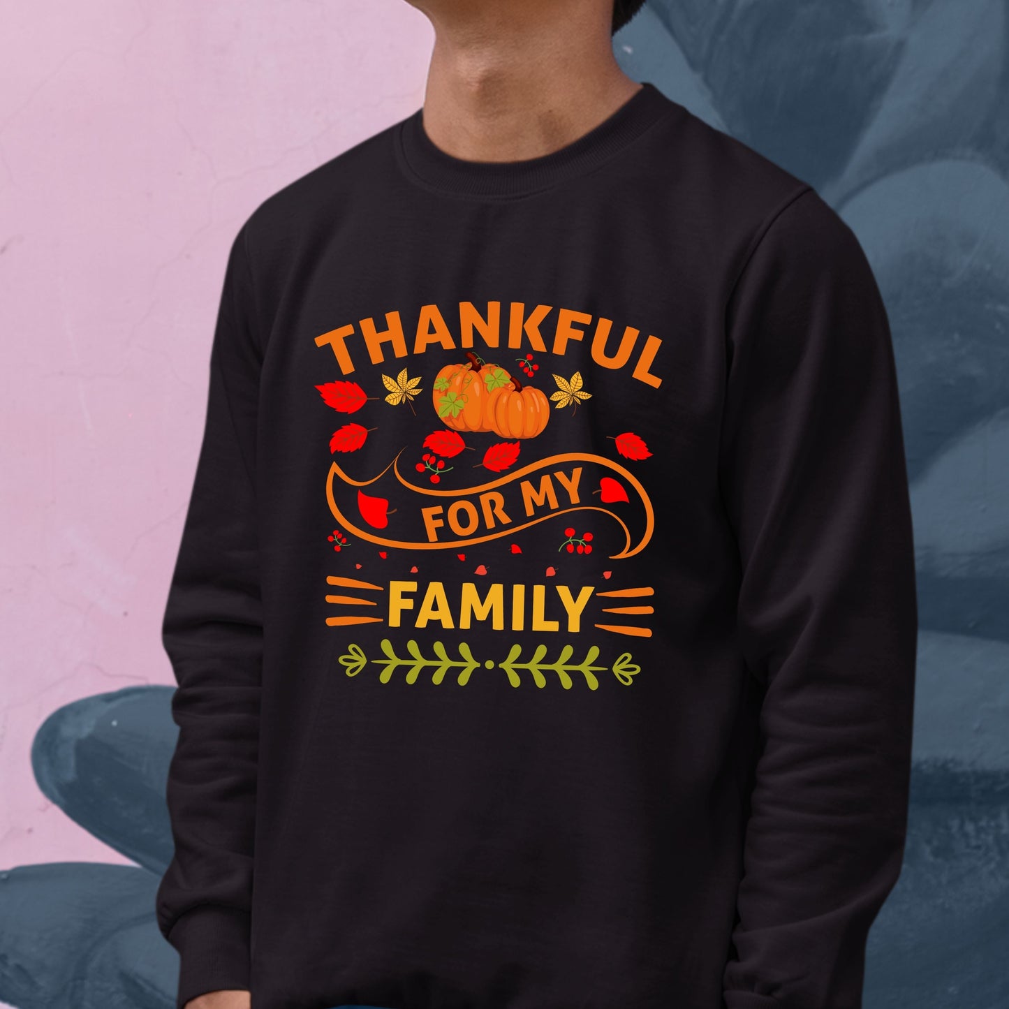 Thanksgiving Thankful Sweatshirt, Thanksgiving Sweatshirt, Thanksgiving Sweater for Kids, Thanksgiving Gift, Funny Thanksgiving Sweatshirt