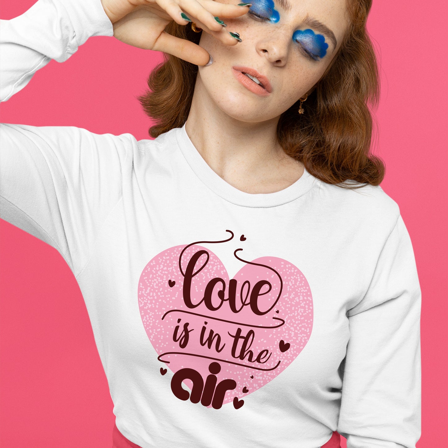 Love Is In The Air, Groovy Valentine, Retro Valentine, Funny Valentine, Valentines Shirt Women, Valentines Shirt for Her, Gifts for Her