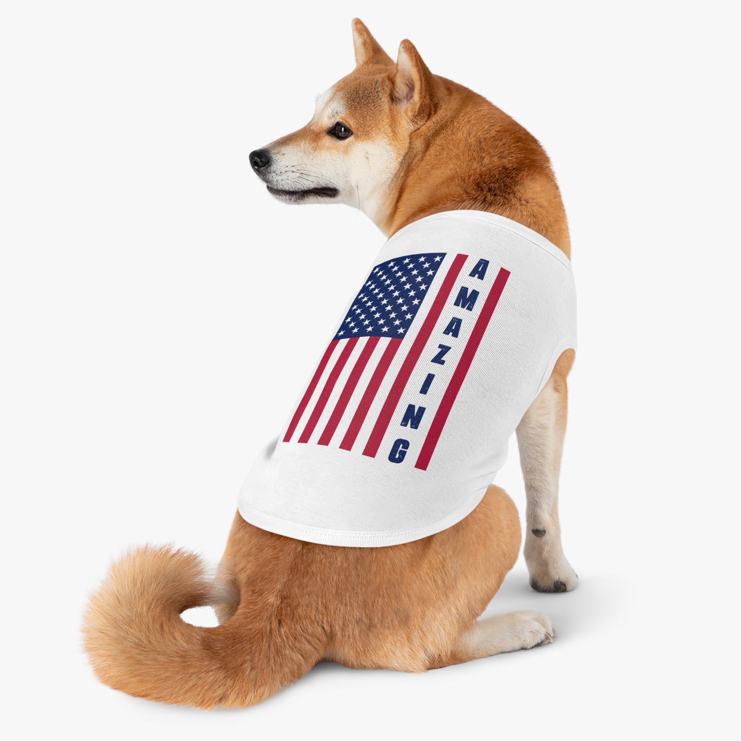 US Flag: Amazing Pet Tank Top