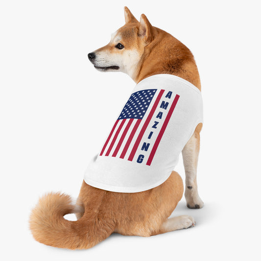 US Flag: Amazing Pet Tank Top