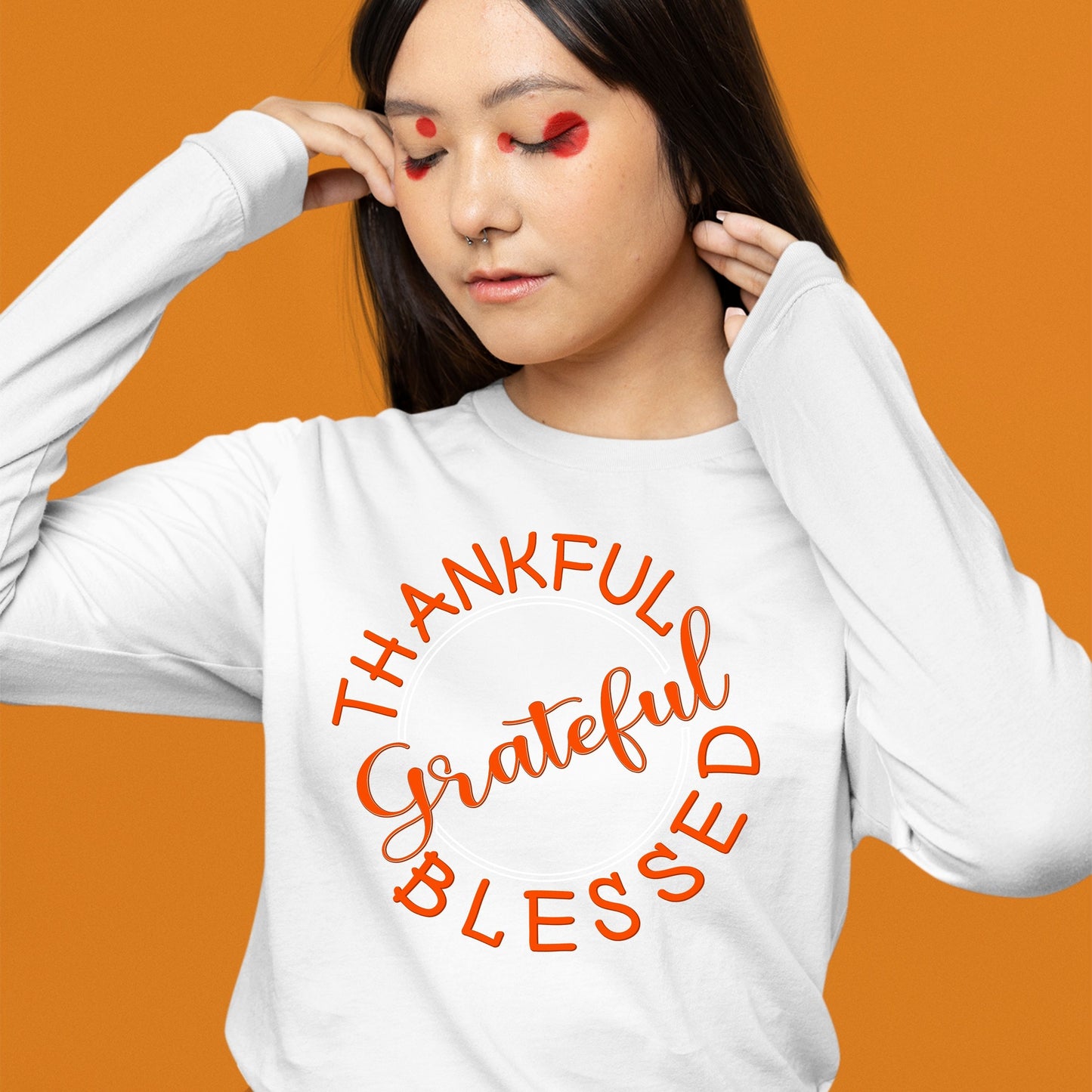 Thankful Grateful Blessed, Thanksgiving Sweatshirt, Thanksgiving Sweater for Women, Thanksgiving Gift Ideas, Cute Thanksgiving