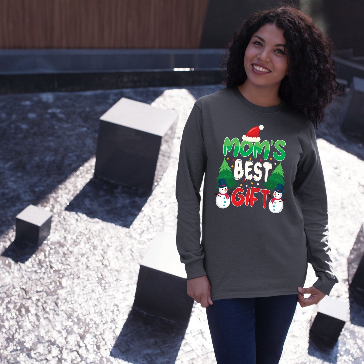 Mom's Best Gift, Christmas Long Sleeves, Christmas Sweater, Christmas Crewneck For Women, Christmas Present, Christmas Sweatshirt