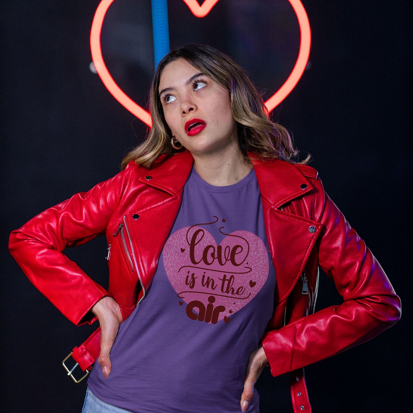 Love Is In The Air, Groovy Valentine, Retro Valentine, Funny Valentine, Valentines Shirt Women, Valentines Shirt for Her, Gifts for Her