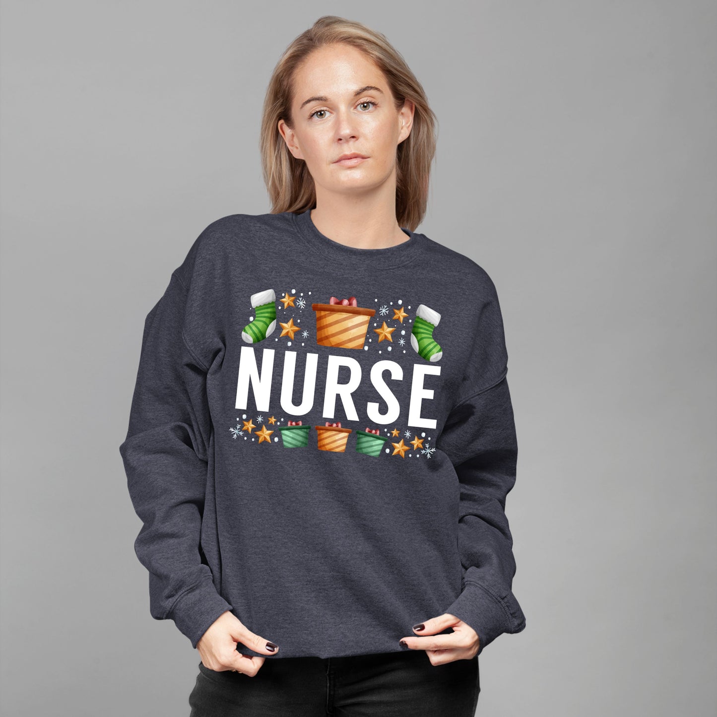 Nurse, Women Long Sleeves, Christmas Clothing, Christmas Sweatshirts, Christmas Shirts, Christmas Decor, Christmas