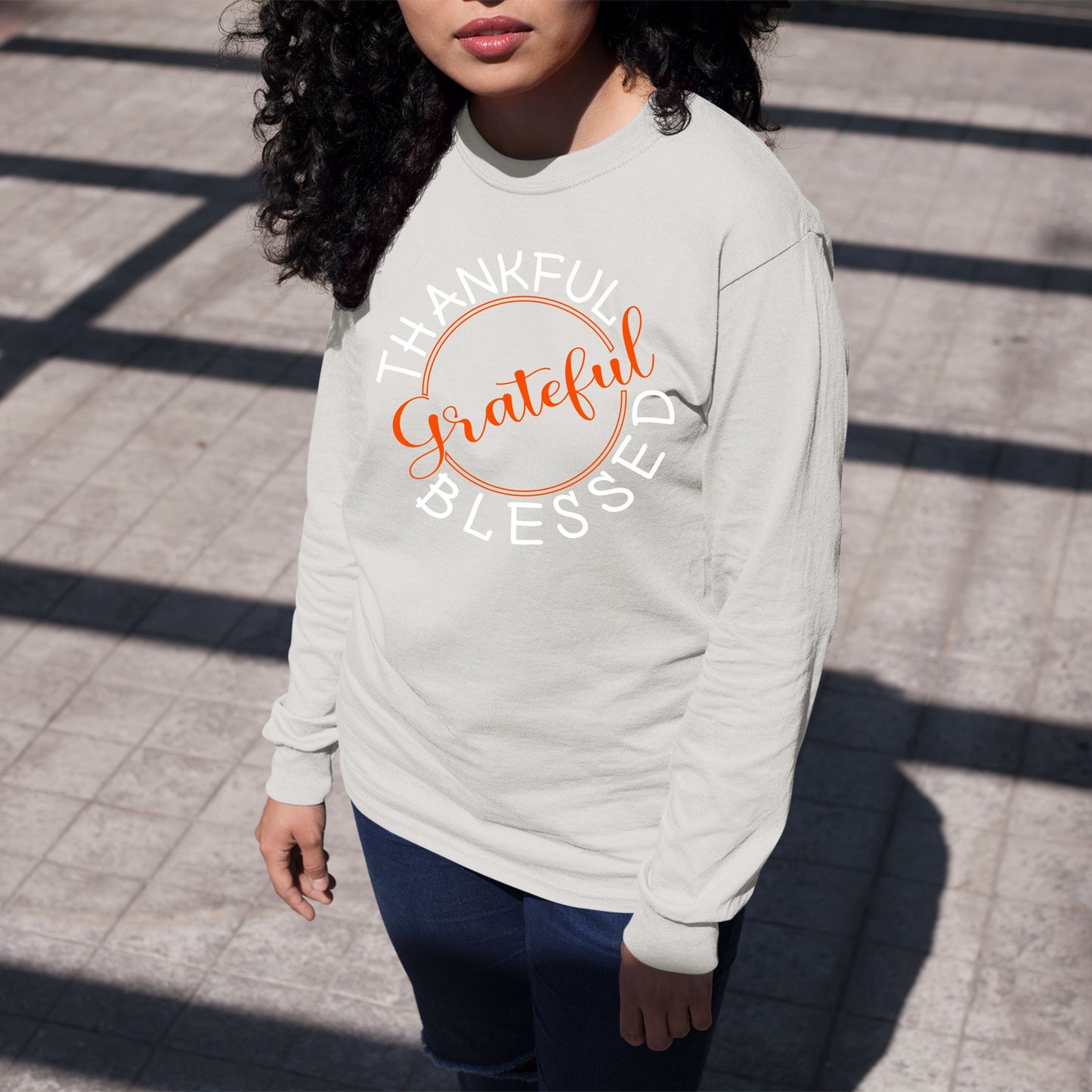 Thankful Grateful Blessed, Thanksgiving Sweatshirt, Thanksgiving Sweater for Women, Thanksgiving Gift Ideas, Cute Thanksgiving