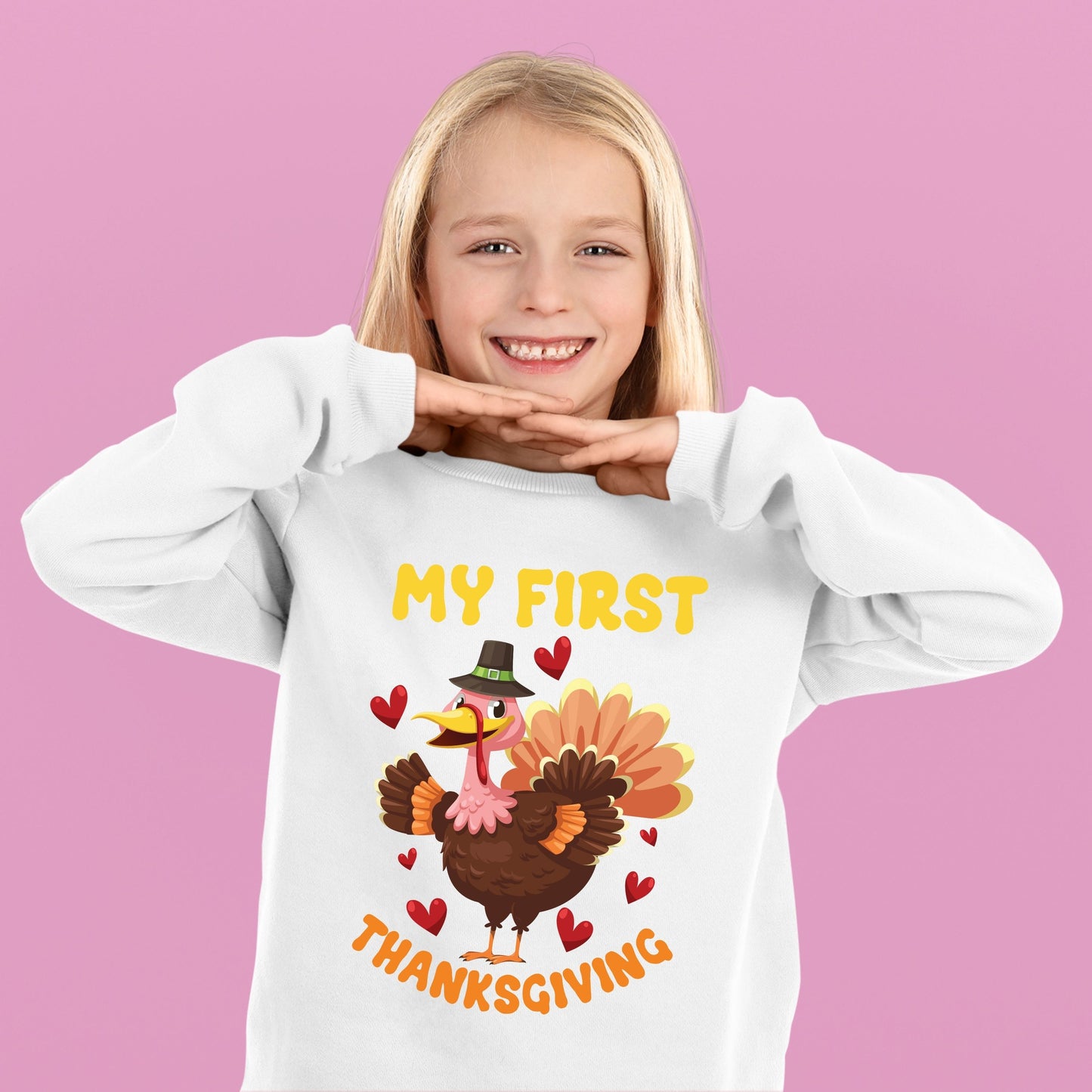 My First Thanks Giving, Thanksgiving Sweatshirt, Thanksgiving Sweater for kids, Thanksgiving Gift Ideas, Cute Thanksgiving