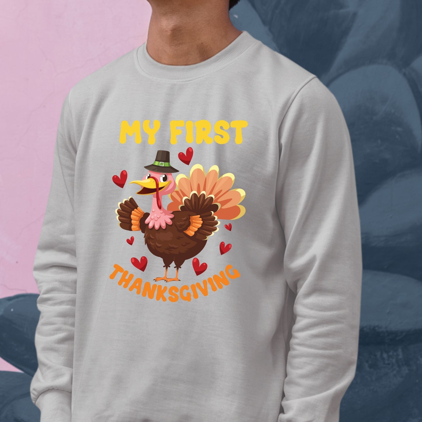 My First Thanks Giving, Thanksgiving Sweatshirt, Thanksgiving Sweater for kids, Thanksgiving Gift Ideas, Cute Thanksgiving