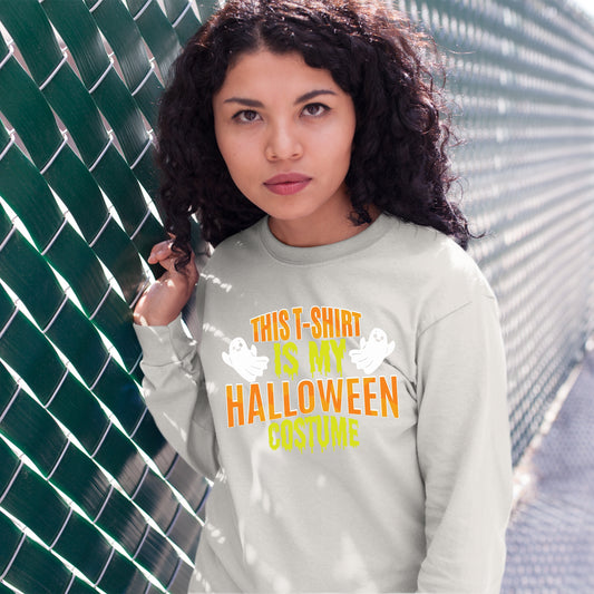 This T Shirt Is My Halloween Costume, Halloween Gift Sweatshirt, Halloween Sweater, Cute Halloween Sweatshirt, Funny Halloween Sweatshirt