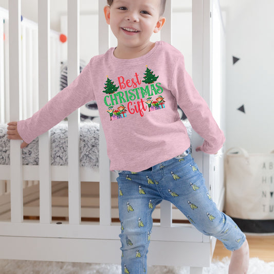 Best Christmas Gift, Christmas Crewneck For Toddler, Christmas Long Sleeves, Christmas Present, Christmas Sweater, Christmas Sweatshirt