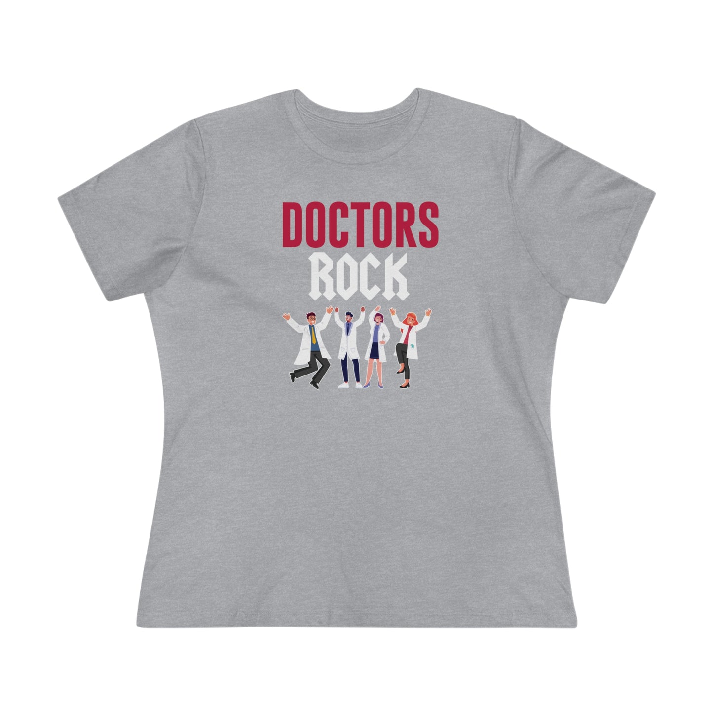Doctors Rock Women's Premium Tee, Doctor shirts, Doctor gift ideas, Future Doctor Shirt, gift for doctors, women shirt with doctor design