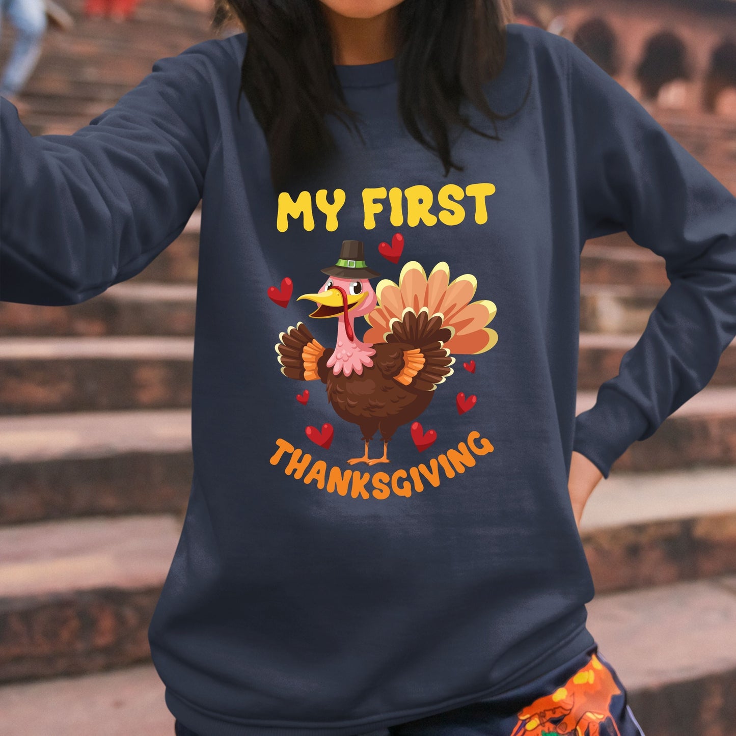 My First Thanks Giving, Thanksgiving Sweatshirt, Thanksgiving Sweater for kids, Thanksgiving Gift Ideas, Cute Thanksgiving