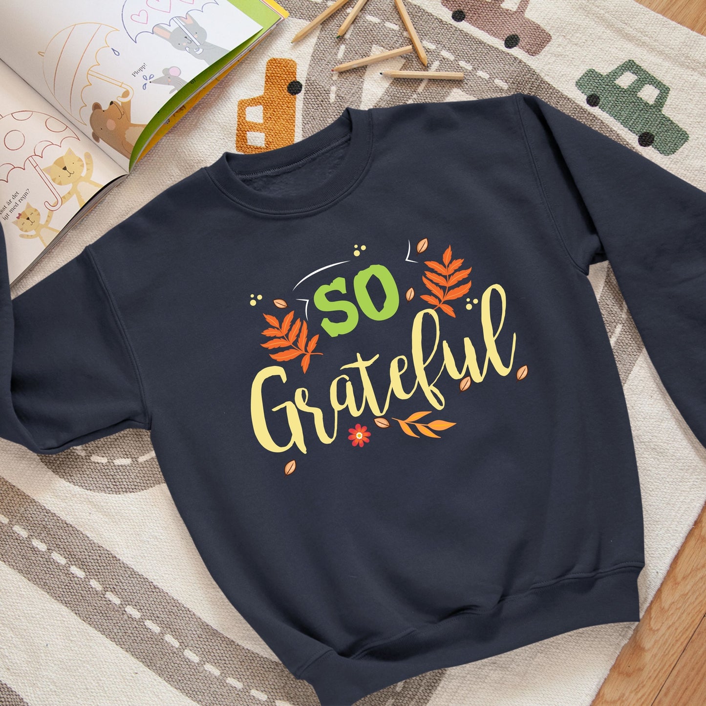 Thanksgiving So Grateful Sweatshirt, Thanksgiving Sweatshirt, Thanksgiving Sweater for Kid, Thanksgiving Gift, Funny Thanksgiving Sweatshirt