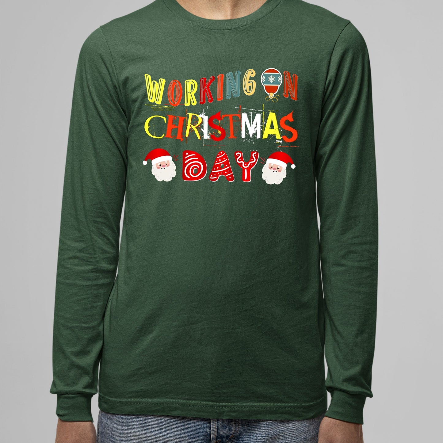 Working on Chirstmas day , Christmas Sweatshirt,  School TShirt, Christmas Shirt, Doctor Shirt, 2022 Christmas, Doctor Gift for Him,