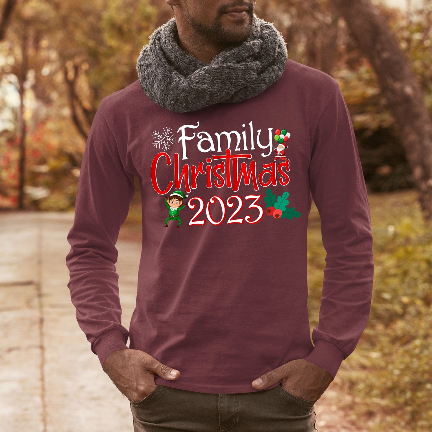 Family Christmas 2023, Christmas Long Sleeves, Christmas Crewneck For Men, Christmas Sweater, Christmas Sweatshirt, Christmas Present