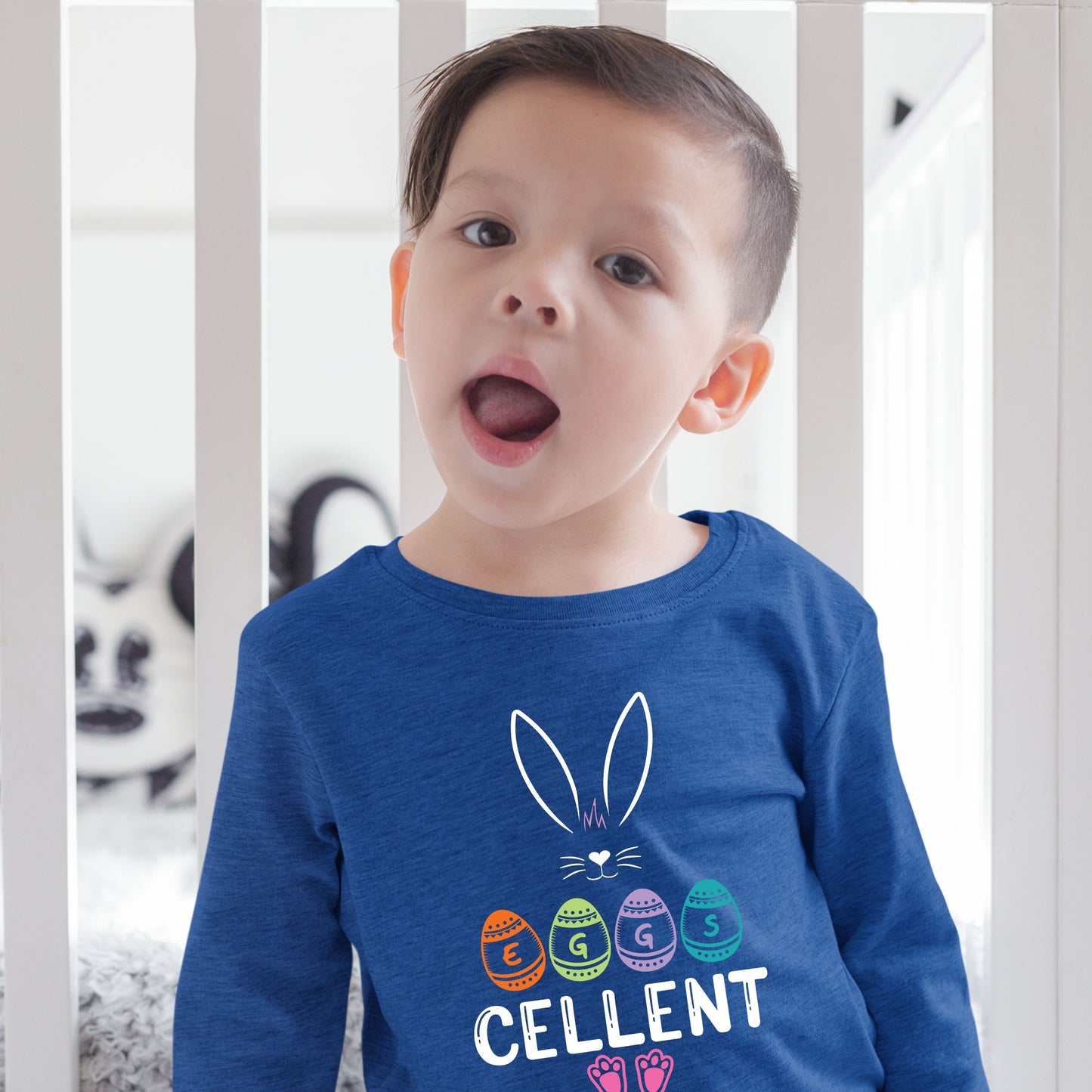 Eggscellent - Toddler Long Sleeve Tee